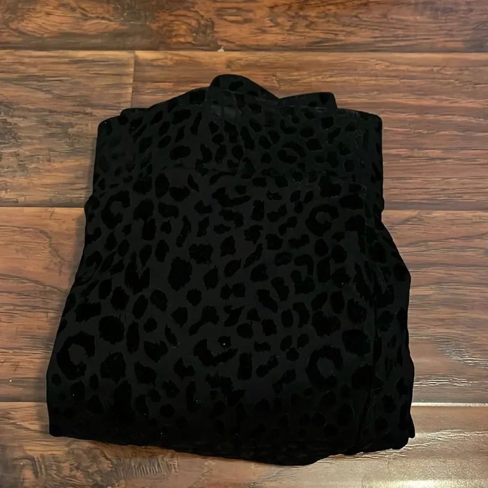 Torrid Pixie Black Leopard Luxe Ponte High Rise Pull On Pants Animal Print - Picture 6 of 14
